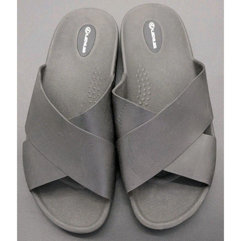 Lexus Branded Unisex Slide Sandles Size Large (Mens 8.5-9.5 & Women's 10-11)